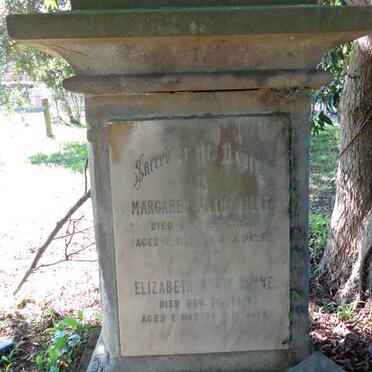 MILNE Margaret Mary -1869 :: MILNE Elizabeth Sarah -1869