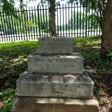 McGINNESS John -1886