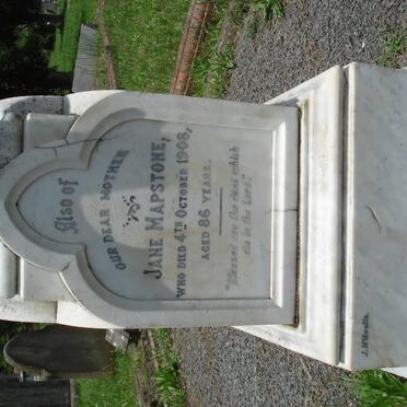 MAPSTONE Jane -1908
