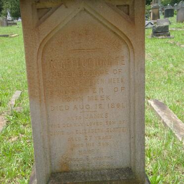 MEEK Margaret Helen -1861 :: SLATTER James -1889 :: SLATTER Harry -1889