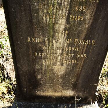1MCDONALD ? -1895 & Ann Coke -1895