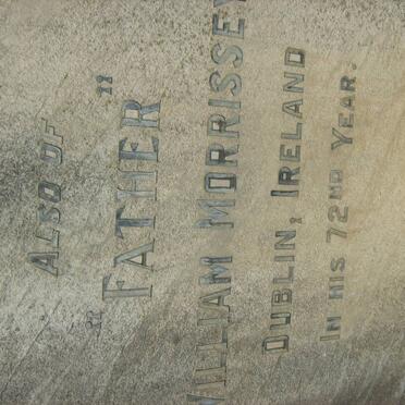 MORRISSEY William &amp; Elizabeth Alexandra LAWFORD 1851-1920