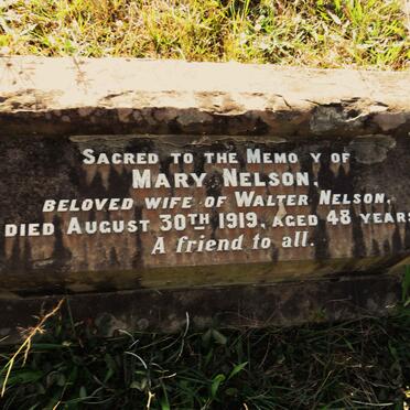 NELSON Mary -1919