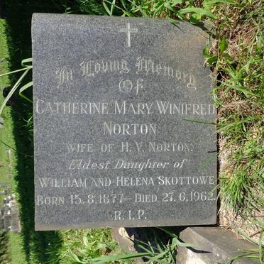 NORTON Catherine Mary Winifred 1877-1962