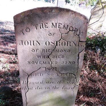 OSBORNE John -1871