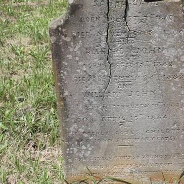 OATEY Sarah Jane 1880-1880 :: OATEY Richard John 1882-1882 :: OATEY William John 1884-1884