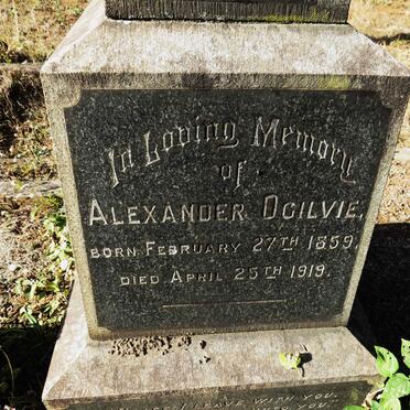 OGILVIE Alexander 1859-1919