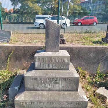 PROWSE Harry Matthews 1863-1913