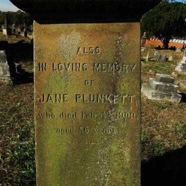 PLUNKETT Jane -1909