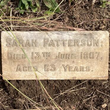 PATTERSON Sarah -1907