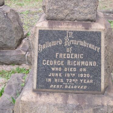 RICHMOND Frederic George -1920