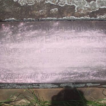 ROYSTON Mary E. -1888