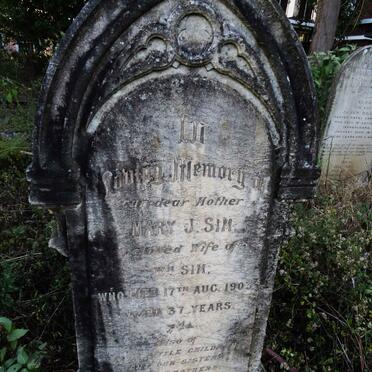 SIM Mary J. -1903 :: SIM William