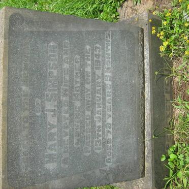 SIMPSON Mary J. -1943