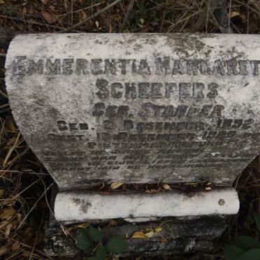 SCHEEPERS Emmerentia Margaretha nee STANDER 1892-1928