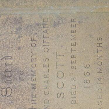 SCOTT ?utland Charles Giffard -1866