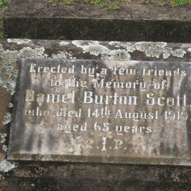 SCOTT Daniel Burton -1919