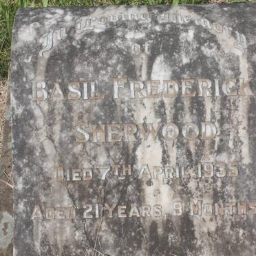 SHERWOOD Basil Frederick -1935
