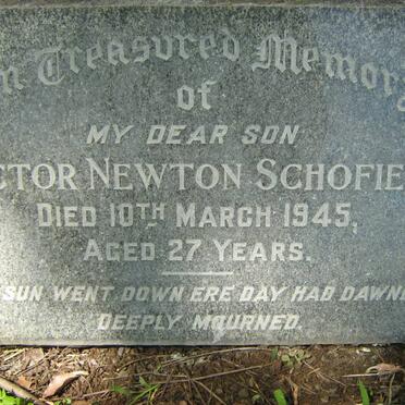 SCHOFIELD Victor Newton -1945