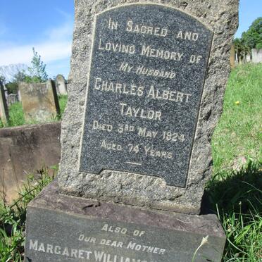 TAYLOR Charles Albert -1924 &amp; Margaret WILLIAMSON -1935