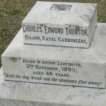 TAUNTON Charles Edmund -1899