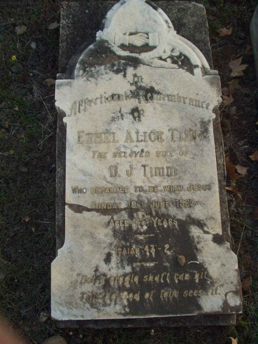 TIMM Ethel Alice -1923