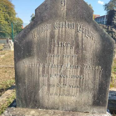 TAYLOR William Garbutt -1906