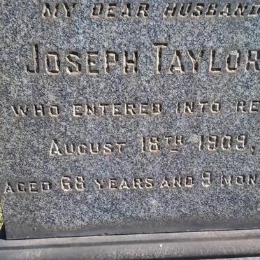 TAYLOR Joseph -1909
