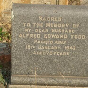 TODD Alfred Edward -1943 &amp; Kate Helen -1945