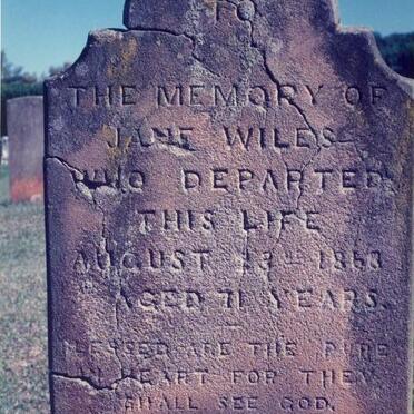 WILES Jane -1868