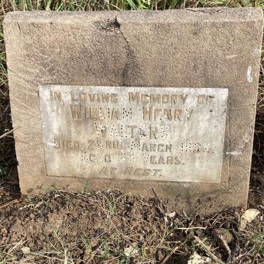 WALTERS William Henry -1932