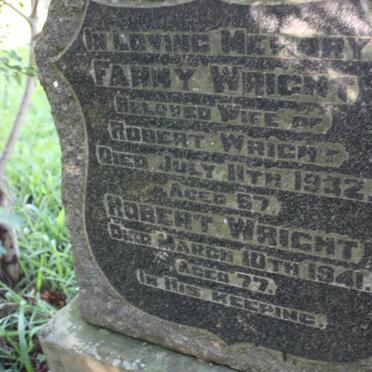 WRIGHT Robert -1941 &amp; Fanny -1932