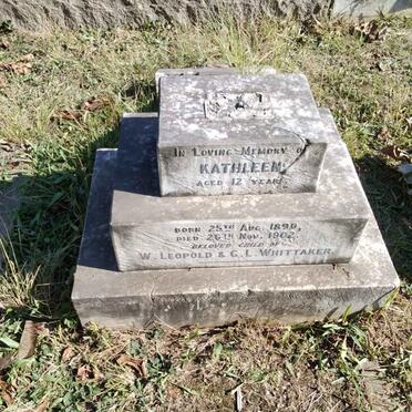 WHITTAKER Kathleen 1890-1902