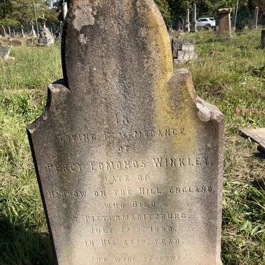 WINKLEY Percy Edmonds -1880 :: CAMPBELL A.J.E. -1944 & Clara Edmonds -1952