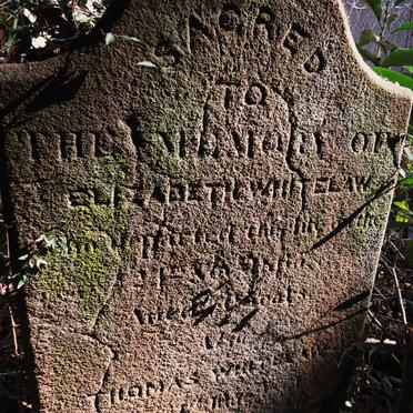 WHITELAW Thomas & Elizabeth