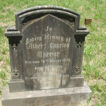 WHEELER Albert Charles -1930 &amp; Betsy -1942