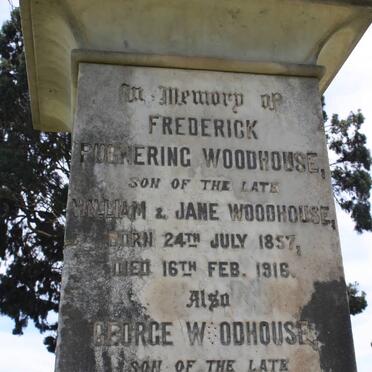 WOODHOUSE Frederick Puckering 1857-1916