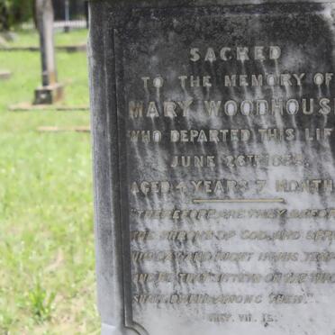 WOODHOUSE Mary -1855
