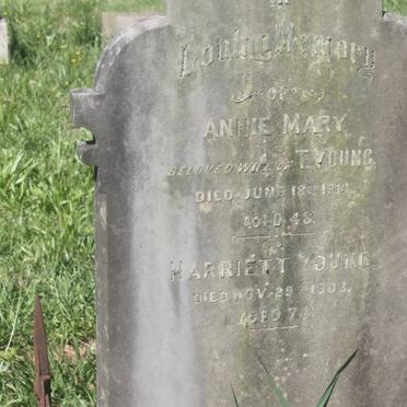 YOUNG Annie Mary -1914 :: YOUNG Harriet -1903