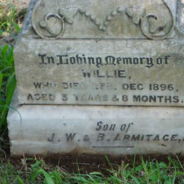 ARMITAGE Willie -1896