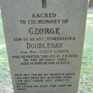 DOUBLEDAY George -1869