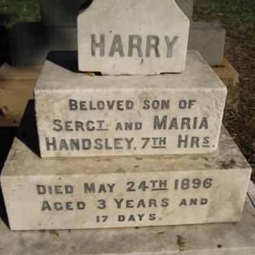 HANDSLEY Harry -1896