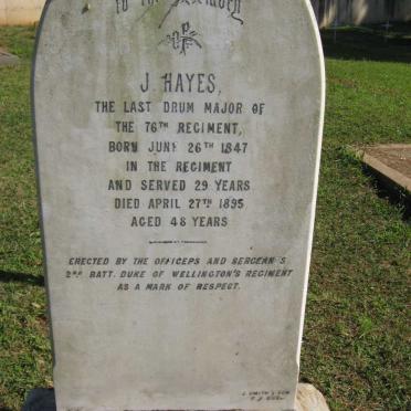 HAYES J. 1847-1895