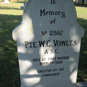 VOWLES W.C. -1900