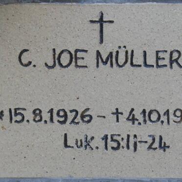 MÜLLER C. Joe 1926-1998