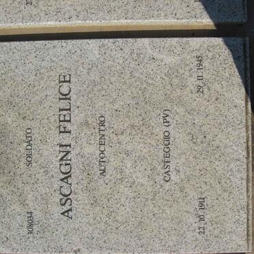 ASCAGNI Felice 1911-1945