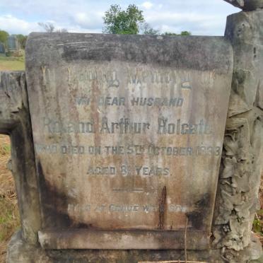 HOLGATE Roland Arthur -1933
