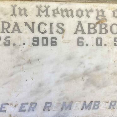 ABBOT Francis 1906-1969