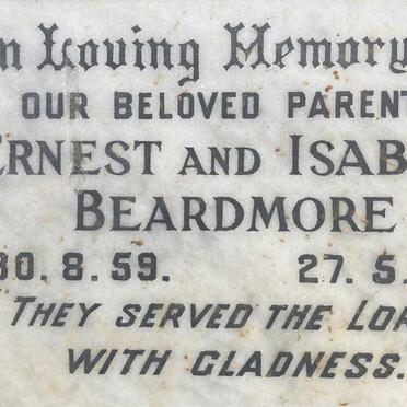 BEARDMORE Ernest -1960 & Isabel -1960