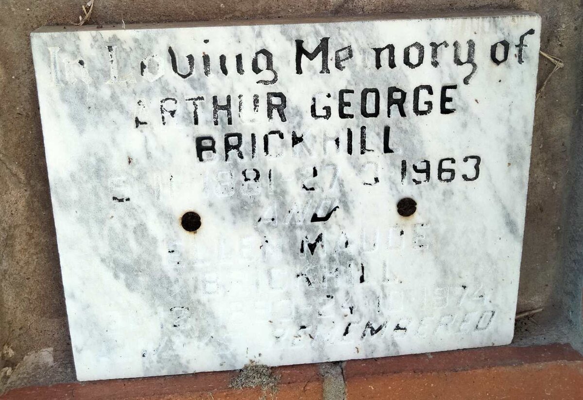 BRICKHILL Arthur George 1881-1963